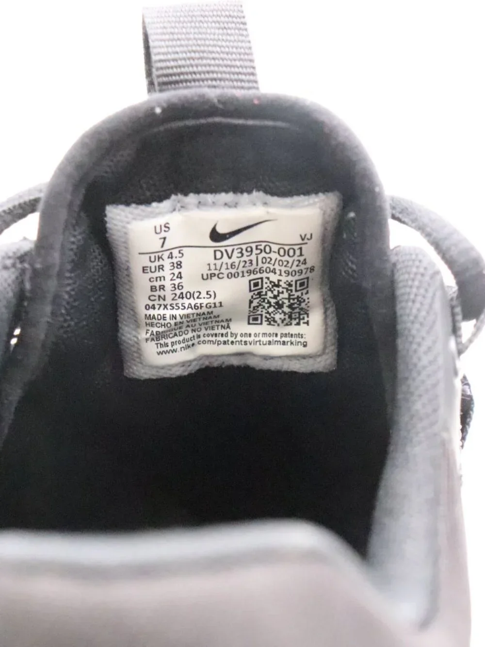 Nike Free Metcon 5 Women's Size 7 Anthracite Black Training Sneakers DV3950 001 - Picture 3 of 9